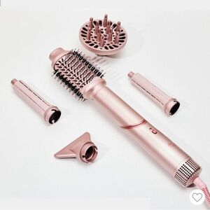 Pink Hair Styling Tool Set AeroStyler Compare To Dyson Airwrap NEW IN BOX